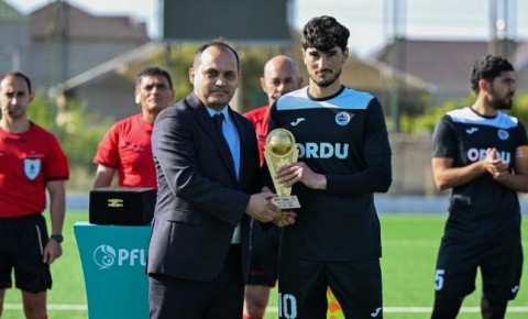 1-ci liqada “Ayın qolu”nun qalibi mükafatlandırıldı