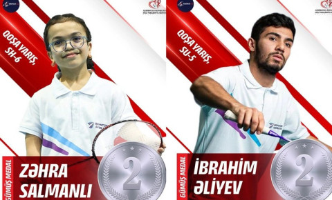 Parabadmintonçularımızdan Avropa çempionatında 2 medal