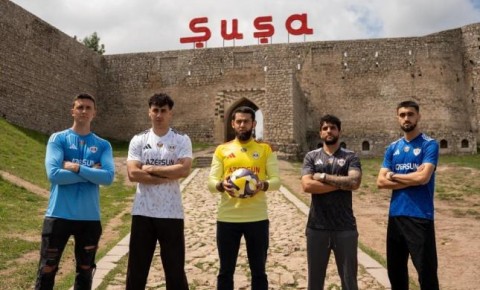 "Qarabağ" yeni formalarını Şuşadan təqdim etdi