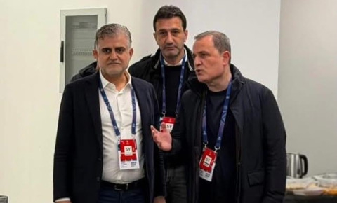 Azərbaycanlı nazir İtaliyada “Qarabağ”ın oyununa getdi