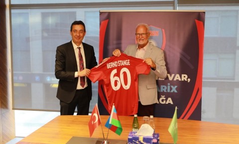 Ehtiram Quliyev Bernd Ştange ilə görüşüb