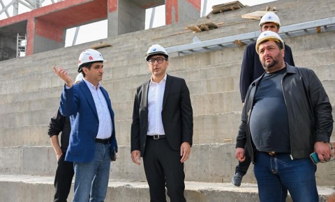 Fərid Qayıbov Gəncə şəhər stadionunda – FOTOLAR