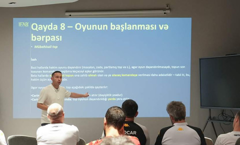 "Neftçi"də seminar