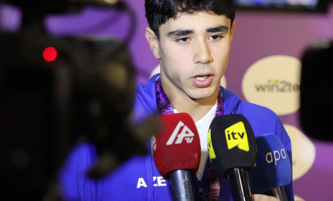 Qızıl medal qazanan üzgüçümüz: "Üzməyə başlayarkən bunu aradan qaldıra bildim”
