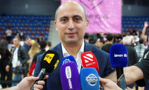 Federasiya prezidenti basketbolçuları təbrik etdi