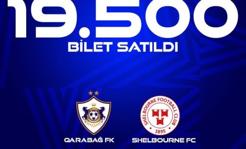 "Qarabağ"ın oyununa biletlərin yarıdan çoxu satılıb