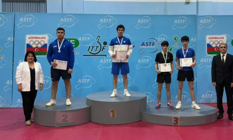 Stolüstü tennis üzrə Azərbaycan Kuboku yekunlaşıb