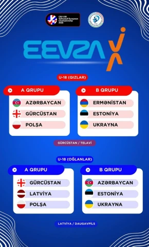 Azərbaycan yığmaları EEVZA çempionatında iştirak edəcəklər