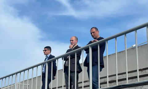 AFFA-nın rəhbər şəxsləri Birinci Liqa oyununda