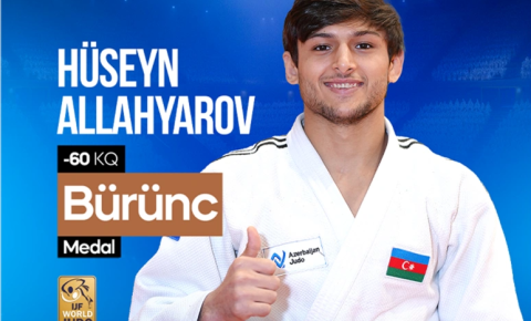 Azərbaycan cüdoçusu Qran-Pri turnirində bürünc medal qazanıb