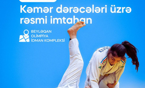 Beyləqanda kəmər dərəcələri üzrə rəsmi imtahan keçiriləcək