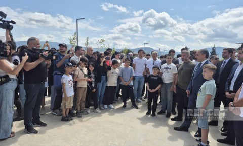 Son çempion Xankəndiyə yollandı, Qarabağ Univetsitetində tələbələrlə görüşdü