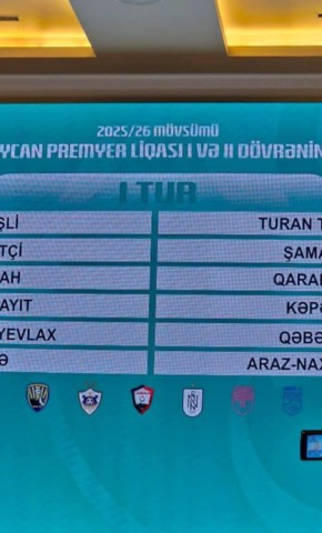 Misli Premyer Liqasının ilk turunda "Qarabağ" "Sabah"ın qonağı olacaq