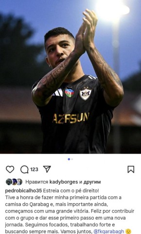 "Qarabağ"ın yeni transferi: "Möhtəşəm qələbə ilə başladıq"