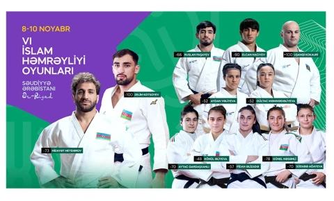 İslamiadaya yollanacaq cüdoçuların adları açıqlandı