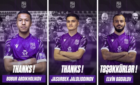 "Kimyaçılar" daha 3 futbolçu ilə vidalaşdı -Rəsmi