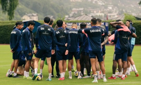 "Qarabağ"ın Avstriyadakı məşqi