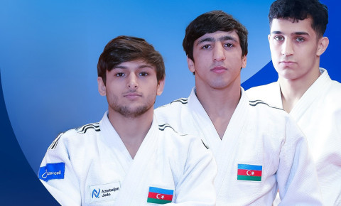 Üç cüdoçuuz qitə çempionatında mübarizəyə başlayır