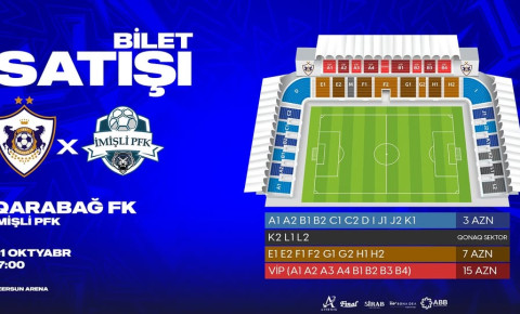 “Qarabağ”ın çempionat oyunu 3 manata