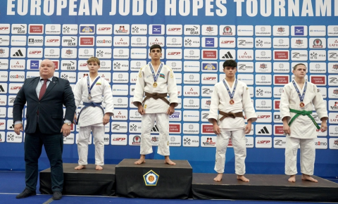 Azərbaycan cüdoçuları Riqada keçirilən turnirdə 4 medal qazanıblar