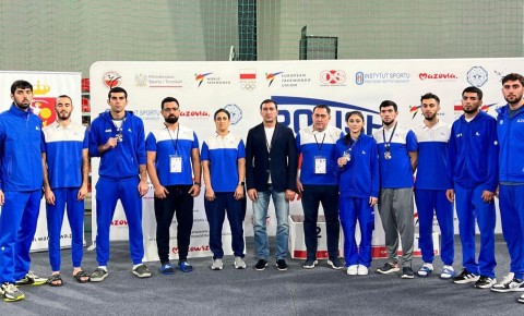 Taekvondo millimiz Polşada 3 medal qazandı