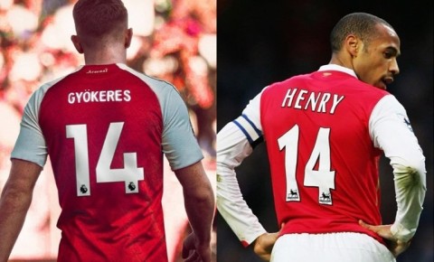 "Arsenal"ın yeni transferi Viktor Gyökereş 14 nömrəli formanı geyinəcək