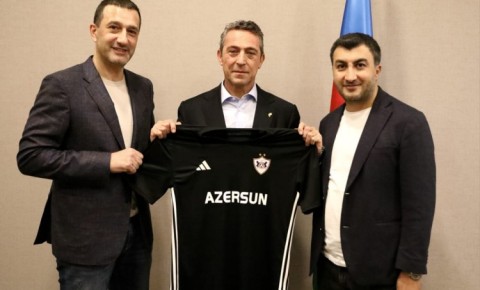 "Qarabağ" rəsmiləri "Fənərbaxça"nın prezidenti ilə görüşdü