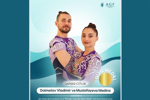 Gimnastlarımız "Plovdiv Cup Aerobics Open”də qalib oldular