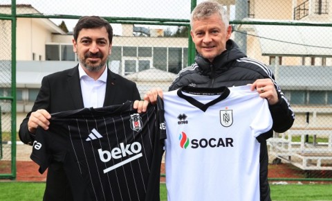 "Neftçi" rəsmisi Sulşerlə görüşdü, futbolçular "Beşiktaş"ın məşqini izlədi