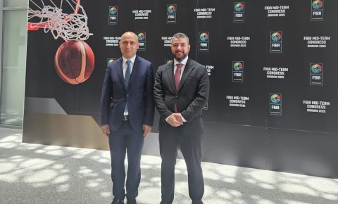 Azərbaycan Basketbol Federasiyasının rəhbərliyi FIBA-nın Konqresində