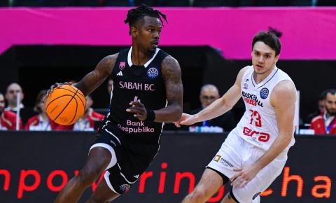 "Sabah" basketbol klubu Çempionlar Liqasında ilk qələbəsini qazanıb