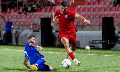 Vüsal İsgəndərli komandasının yeganə qolunun müəllifi oldu