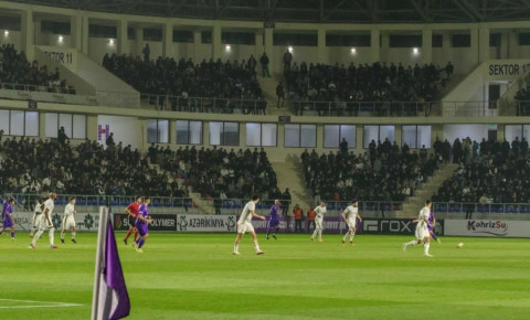 "Qarabağ" - "Sumqayıt" oyununda mövsümün rekordu: 10 minə yaxın azarkeş
