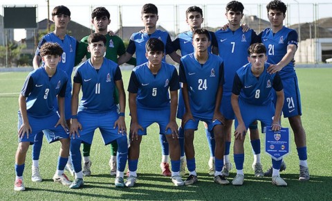 Azərbaycanın U-16 millisi Moldovaya qalib gəlib