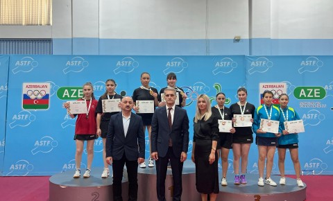Stolüstü tennis üzrə ölkə birinciliyinə yekun vurulub