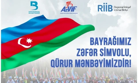 “Bayrağımız zəfər simvolu, qürur mənbəyimizdir” devizi ilə veloyürüş təşkil olunacaq