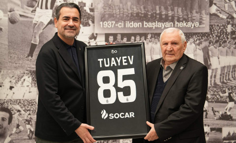 “Neftçi” Kazbek Tuayevi təbrik etdi