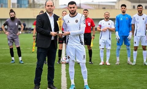 Azərbaycan II Liqasında oktyabr ayının ən yaxşı qolunun müəllifi mükafatlandırılıb