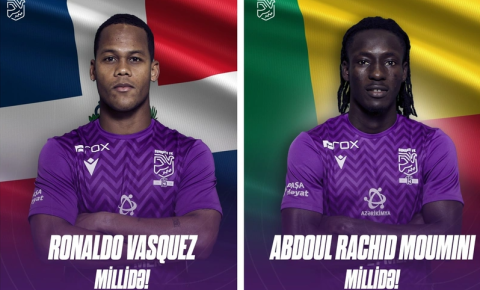 "Sumqayıt"ın legioner futbolçuları ölkələrinin milli komandalarına dəvət alıblar