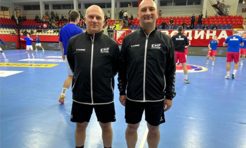 Azərbaycanın beynəlxalq dərəcəli həndbol hakimləri Avropa Liqasının oyununa təyinat alıblar