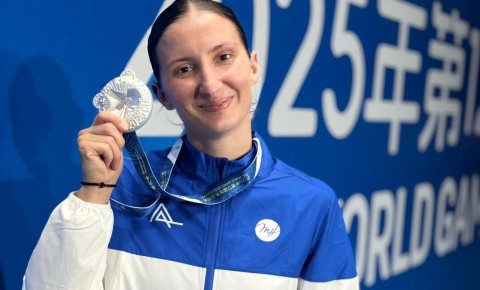 İrina Zaretska dünya Oyunlarında "gümüş" qazandı