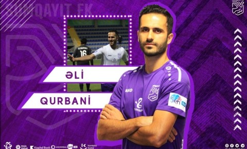 “Sumqayıt” Əli Qurbani ilə yeni müqavilə bağladı