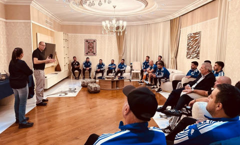 İsrailin Azərbaycandakı səfirliyi amputant futbolçulardan ibarət yığmanı qəbul edib