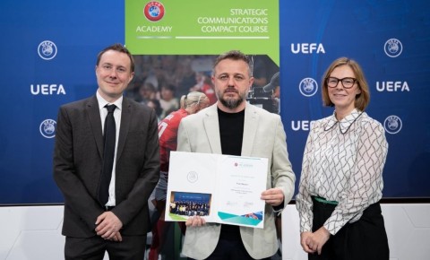 "Qarabağ"ın mətbuat katibinə UEFA-nın diplomu təqdim olunub