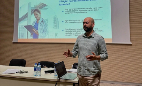 Azərbaycan millisinin üzvləri maarifləndirici seminarda iştirak ediblər