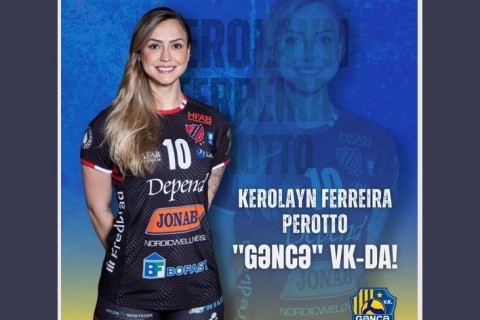 Braziliyalı voleybolçu "Gəncə" ilə anlaşdı