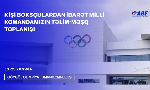 Boksçularımız 2025-ə Göygöldə start verdilər