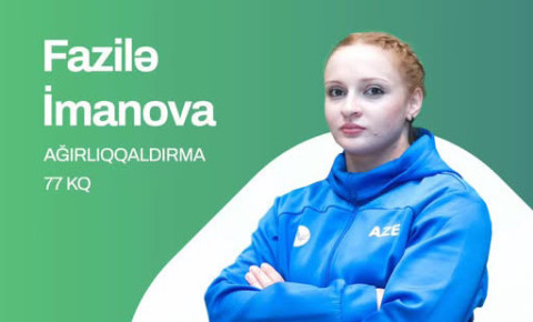Ağırlıqqaldıranımız Fazilə İmanova İslamiadada yeddinci pilləyə yüksəldi