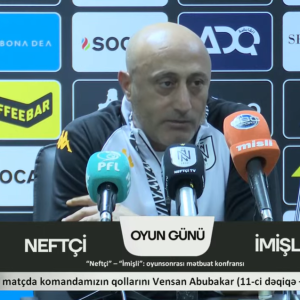 “Neftçi”nin məşqçisi: “İndi çempionluqdan danışsaq, gülməli çıxacaq”